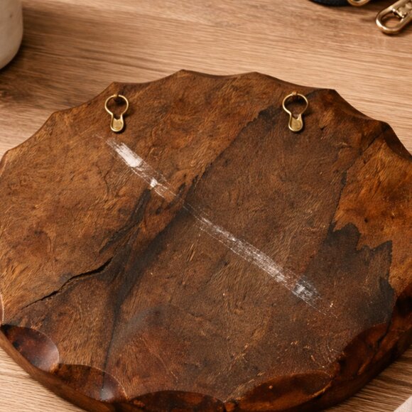 🐾 Wooden Wall Hook with Teal Paw Print 🐾 - Picture 3 of 4